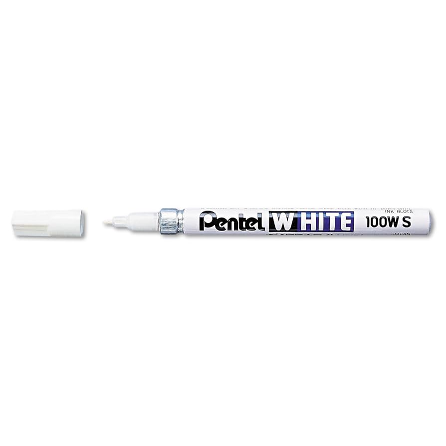 Amazon.com : Permanent Marker, Fine Tip, White Ink (PEN100WS
